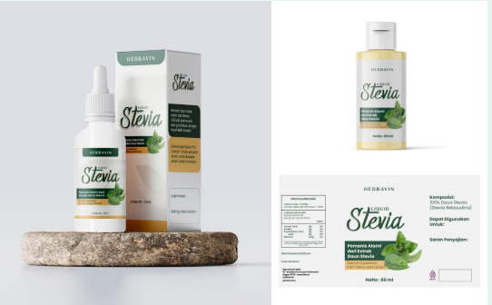 Kemasan produk Herbavin Stevia