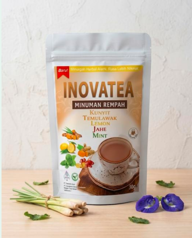 INOVATEA (Kunyit, Temulawak, Lemon, Jahe, Mint)