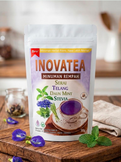 INOVATEA (Telang, Daun Mint, Lemon, Serai, Stevia)